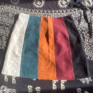 Gianni Bini Striped Mini Skirt